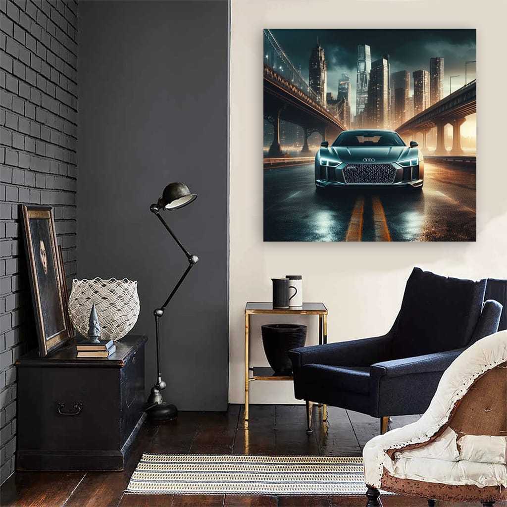 Audi R8 Road Wall Art