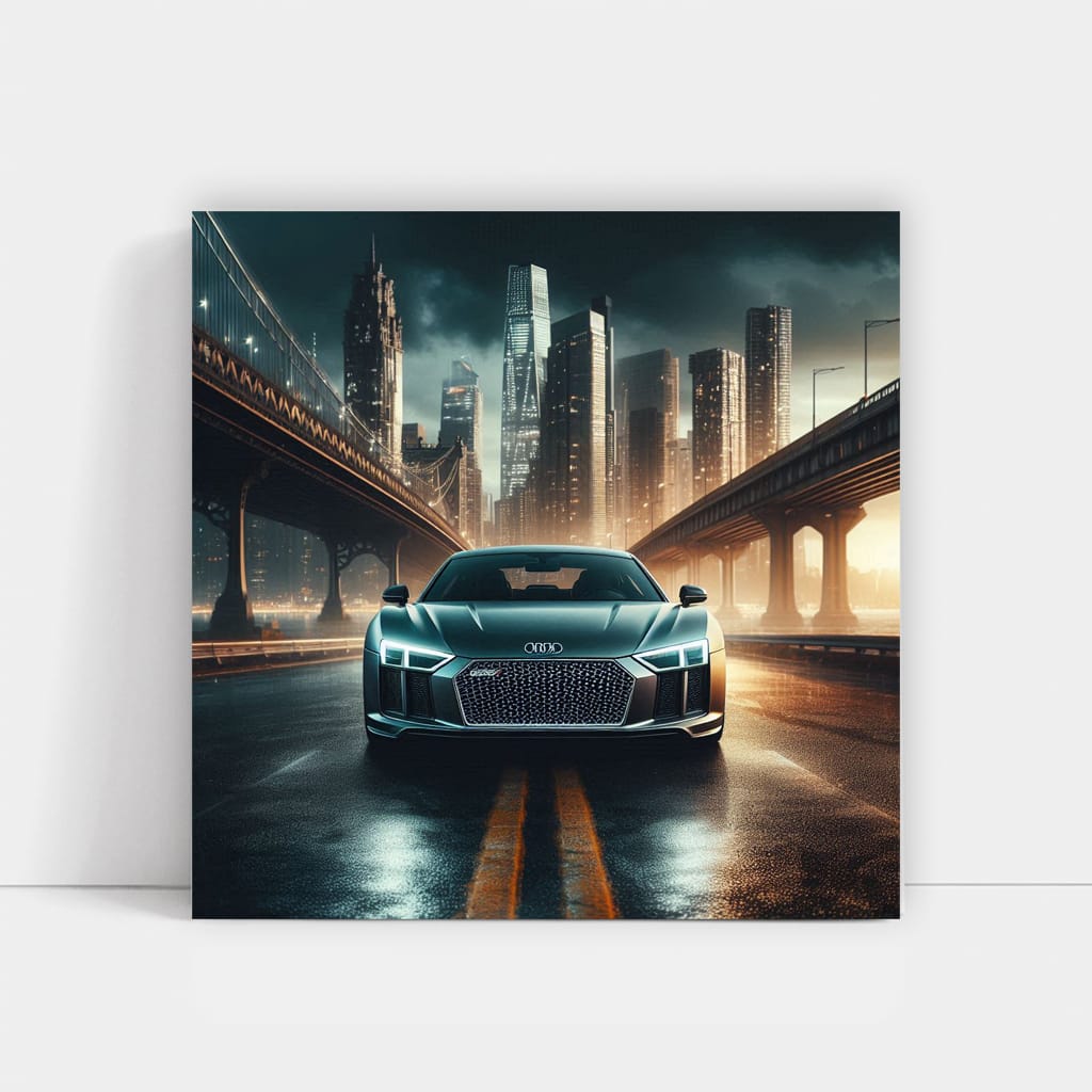 Audi R8 Road Wall Art