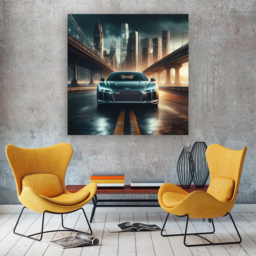 Audi R8 Road Wall Art