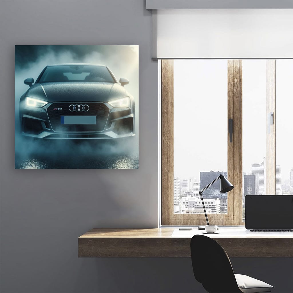 Audi Rs3 Fog Wall Art