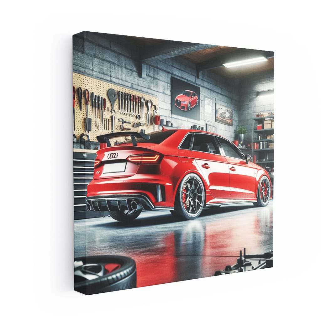 Audi Rs3 Garage Wall Art