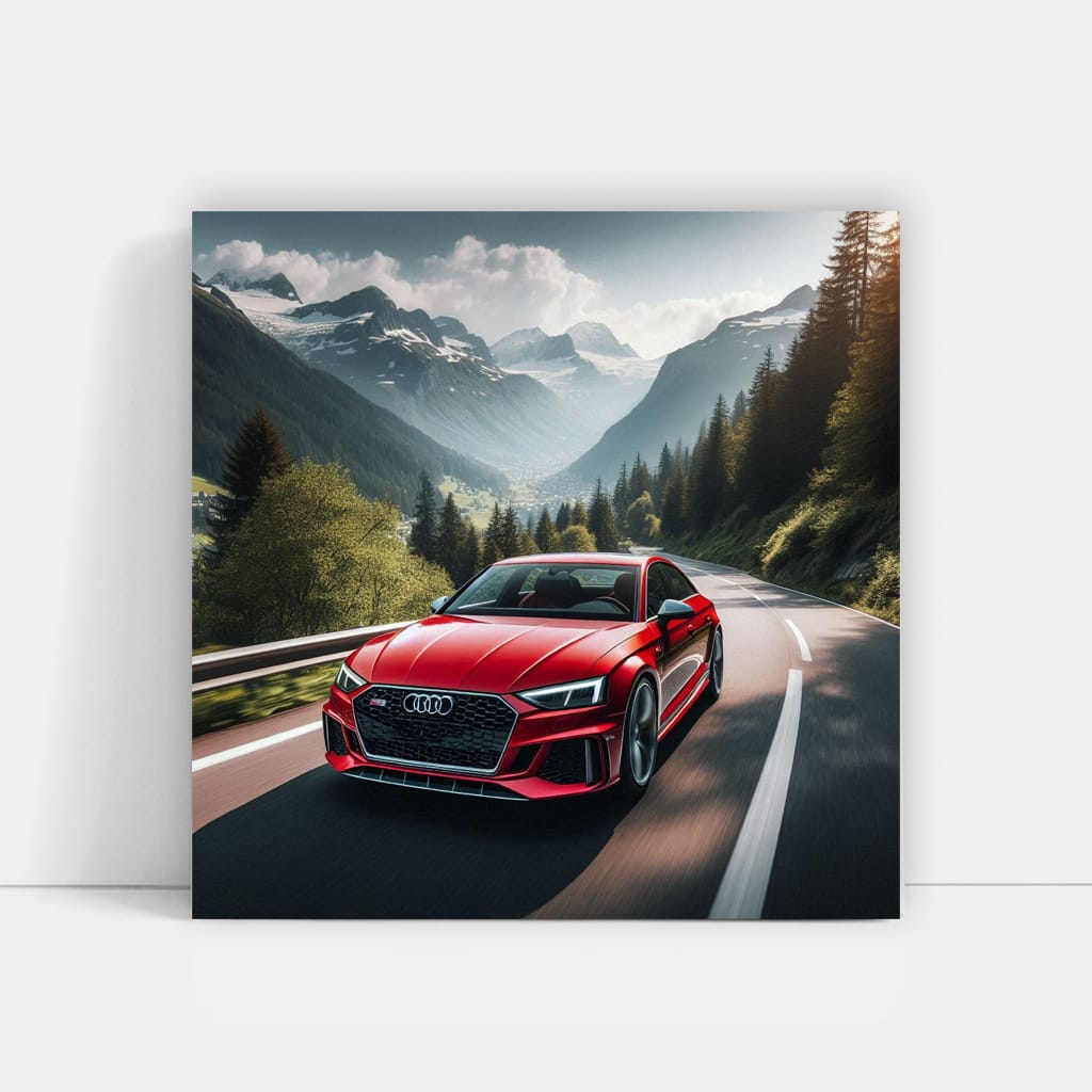 Audi Rs4 Mounta Wall Art