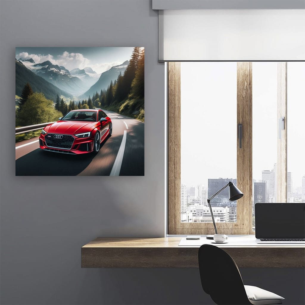 Audi Rs4 Mounta Wall Art