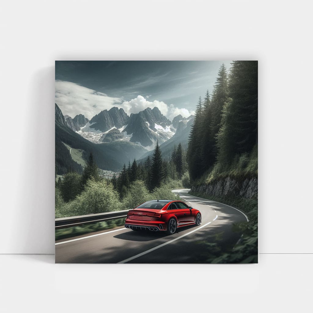 Audi Rs4 Mountain Wall Art