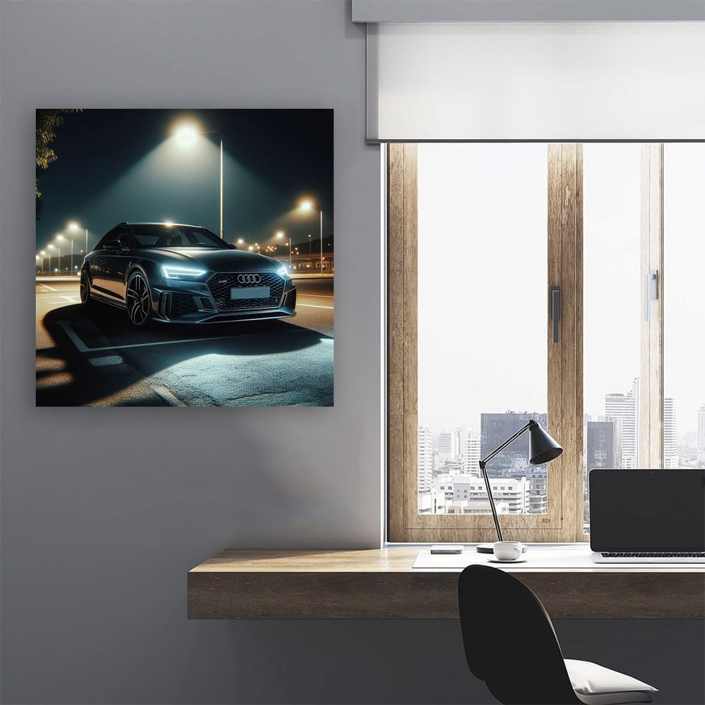 Audi Rs4 Night Wall Art