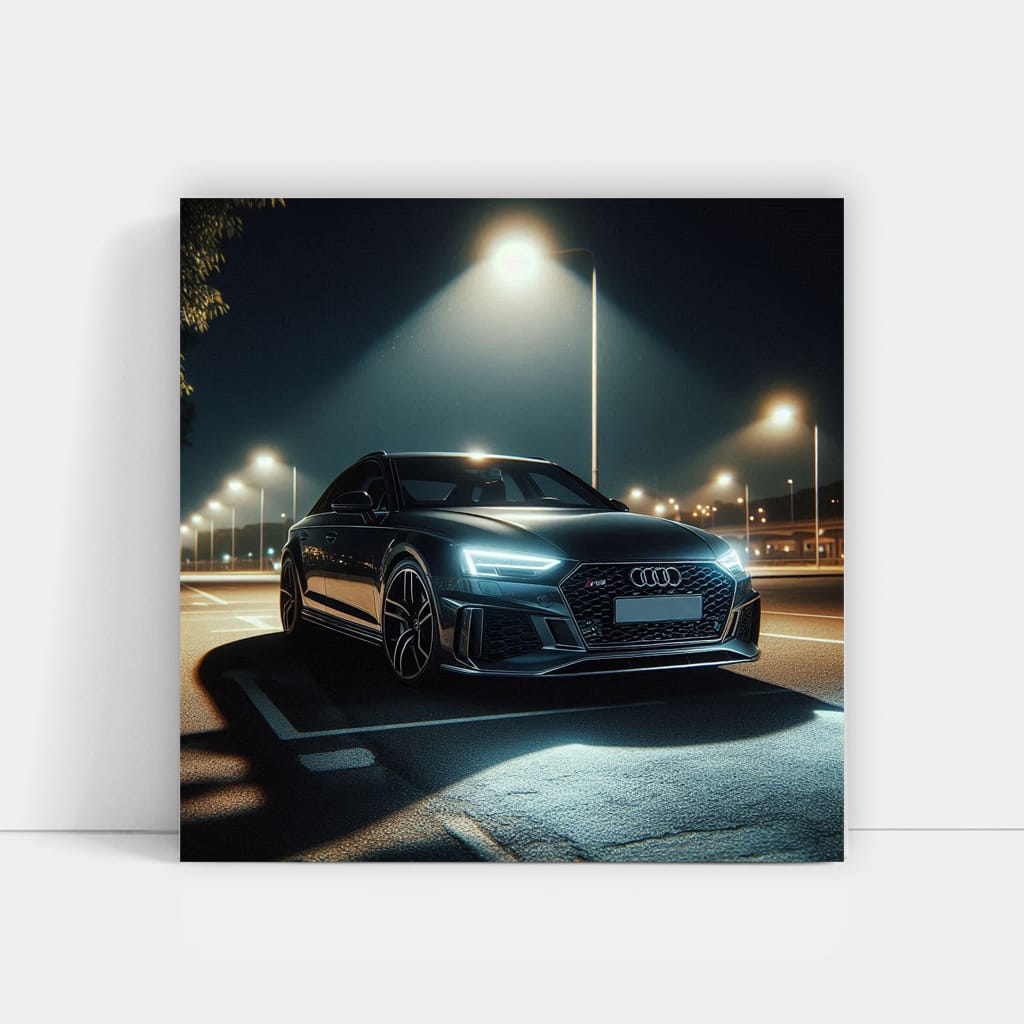 Audi RS4 Night Drive - Sleek, Powerful, and Daring