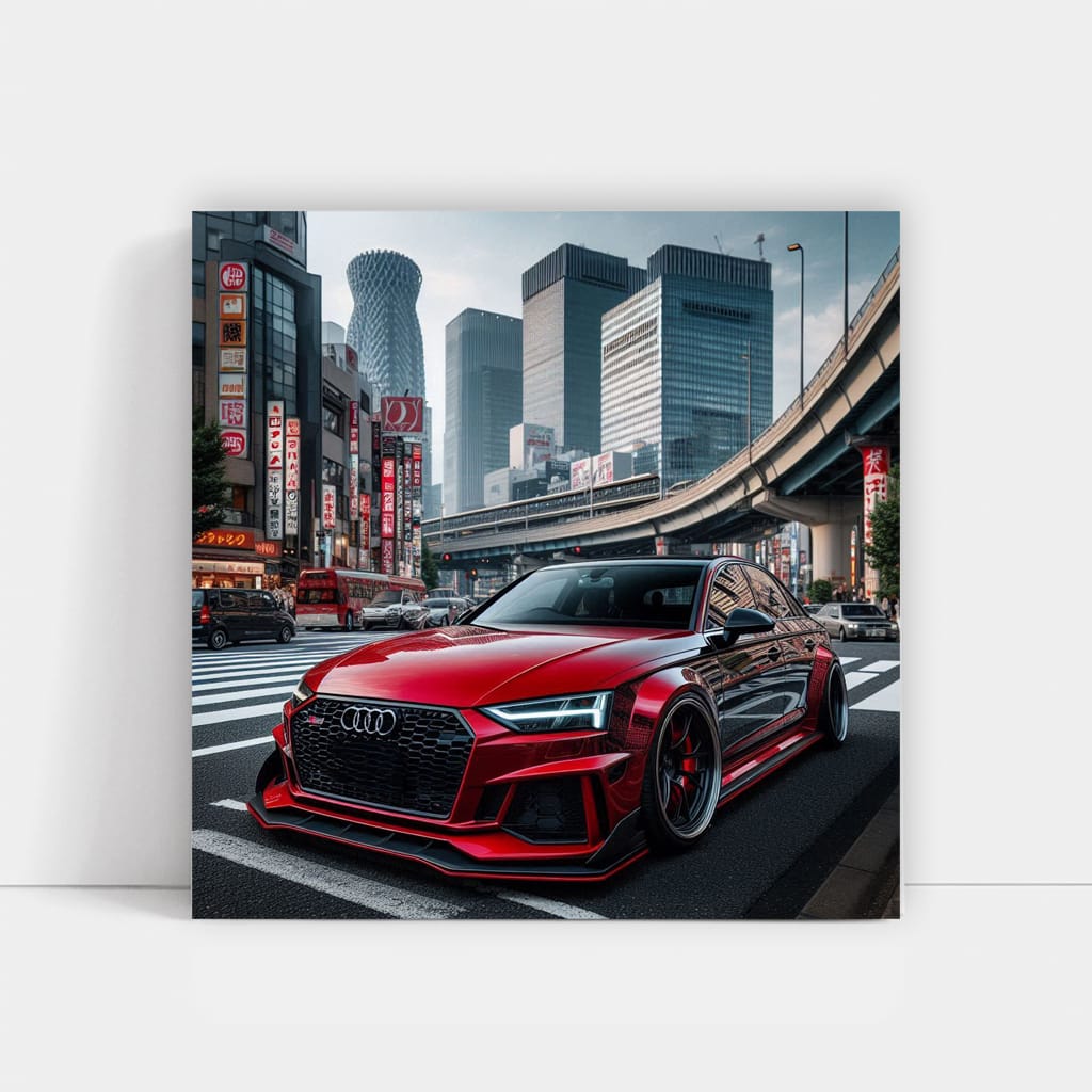 Audi Rs4 Tokyo Jap Wall Art