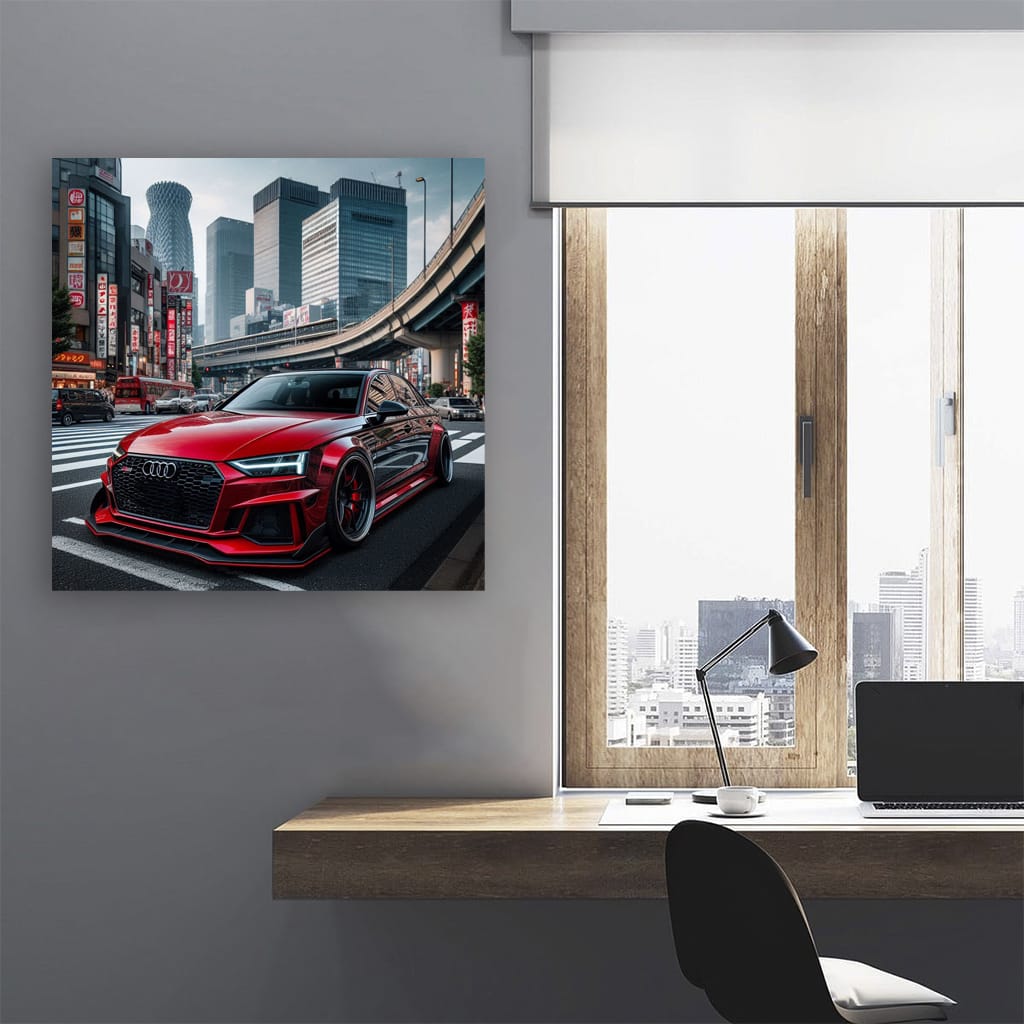 Audi Rs4 Tokyo Jap Wall Art