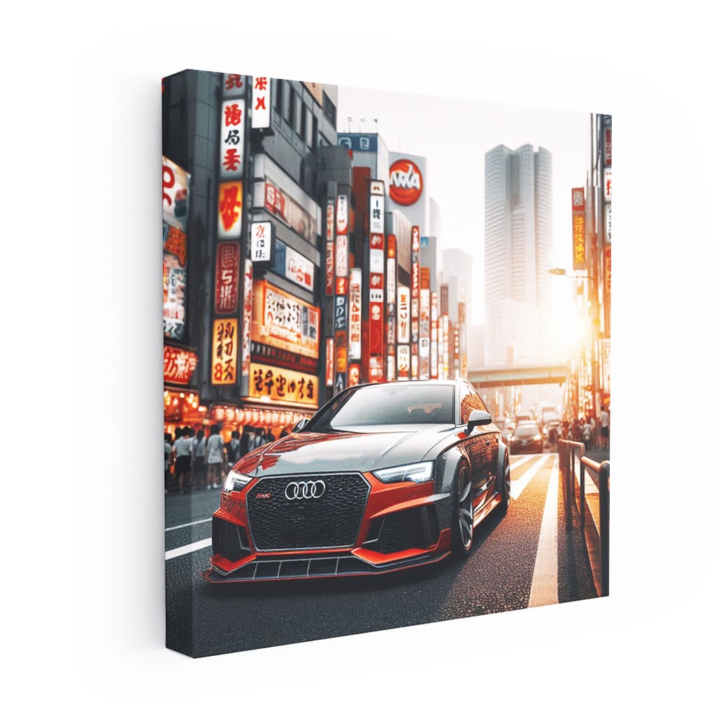 Audi Rs4 Tokyo Japan Wall Art