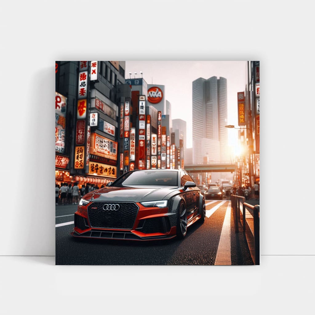 Audi Rs4 Tokyo Japan Wall Art