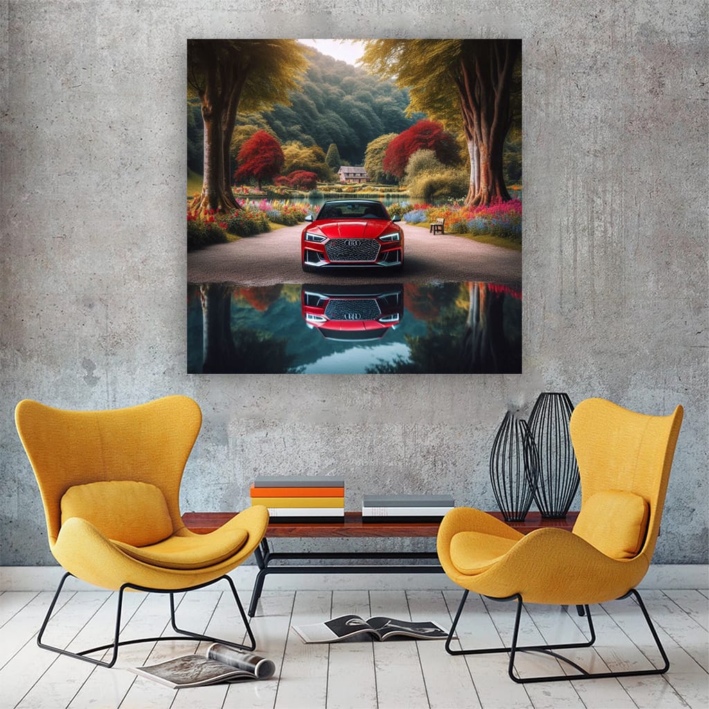 Audi Rs5 La Wall Art