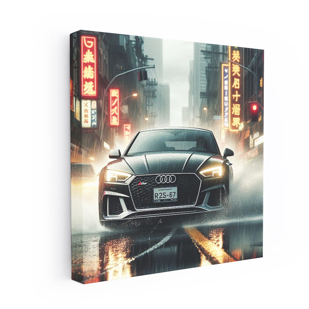 Audi Rs5 Rainy Weather Wall Art