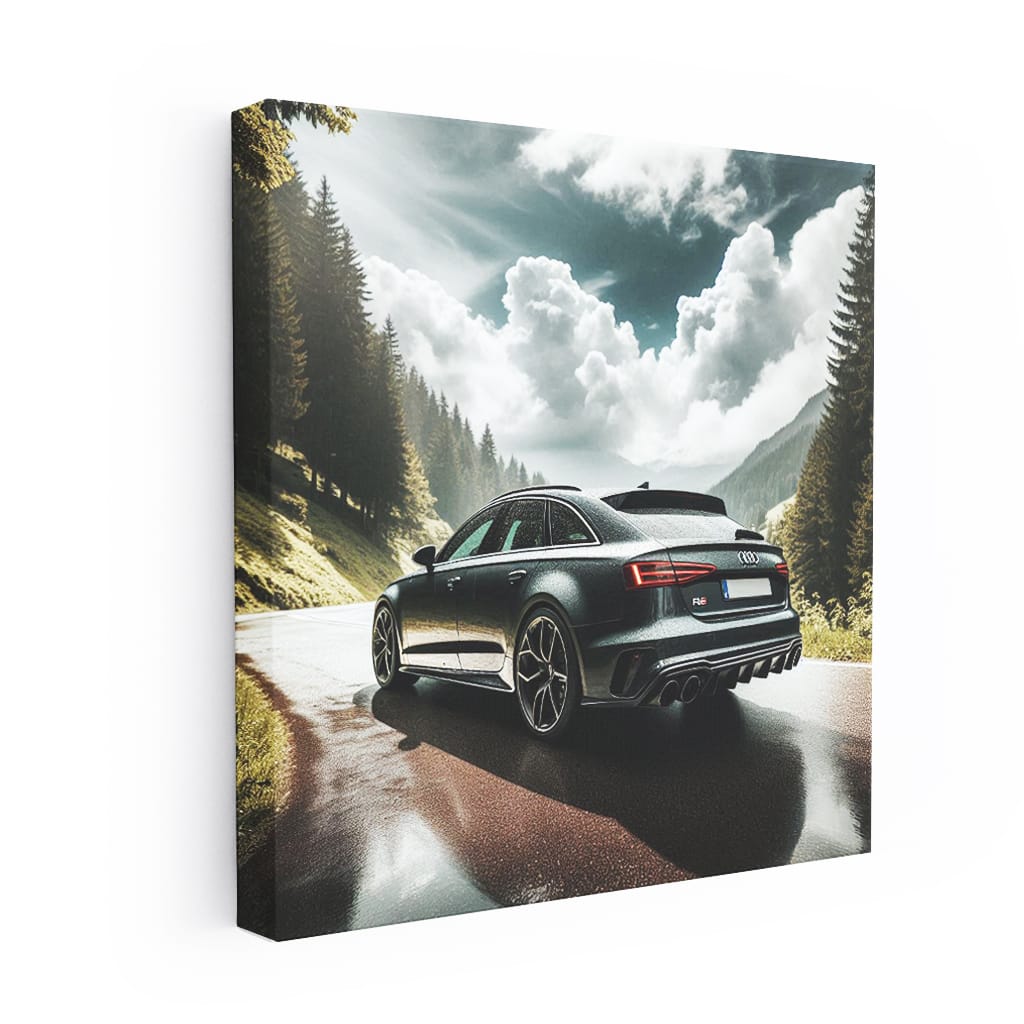 Audi Rs6 Cloudy Weath Wall Art