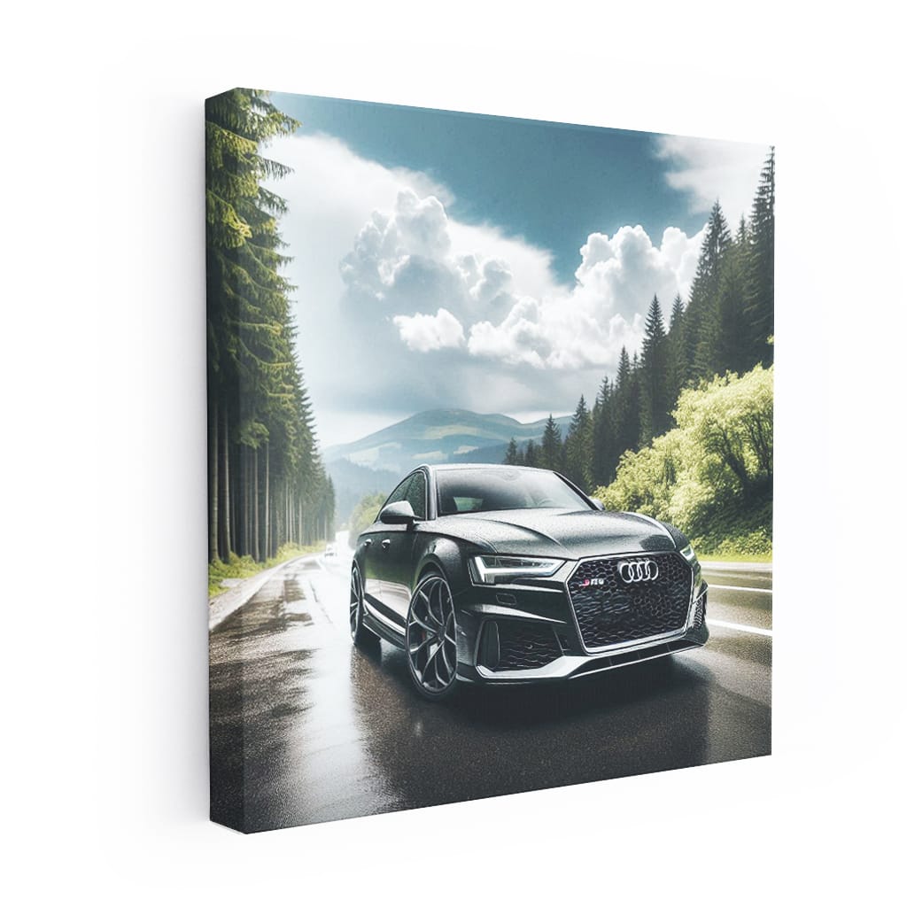 Audi Rs6 Cloudy Weather Wall Art