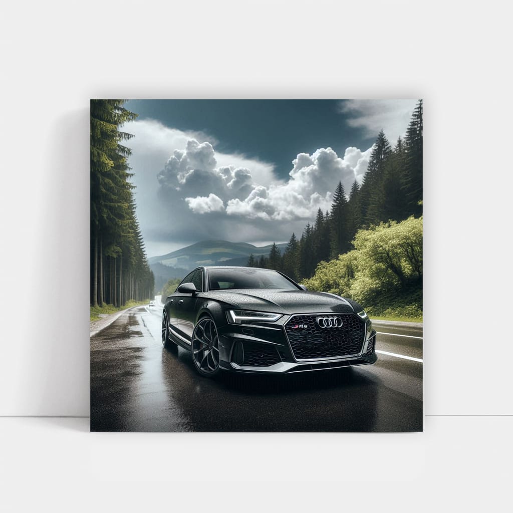 Audi Rs6 Cloudy Weather Wall Art