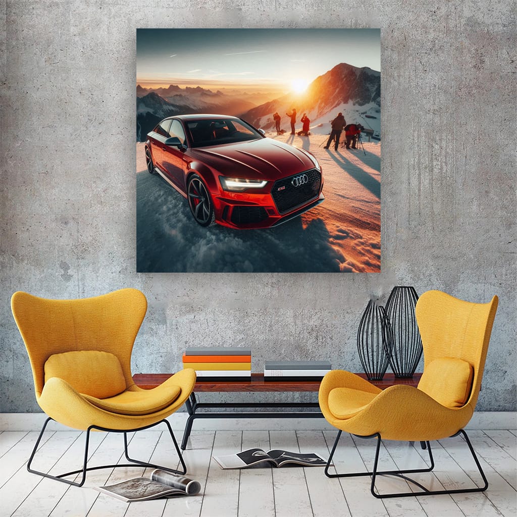 Audi Rs6 Mounta Wall Art