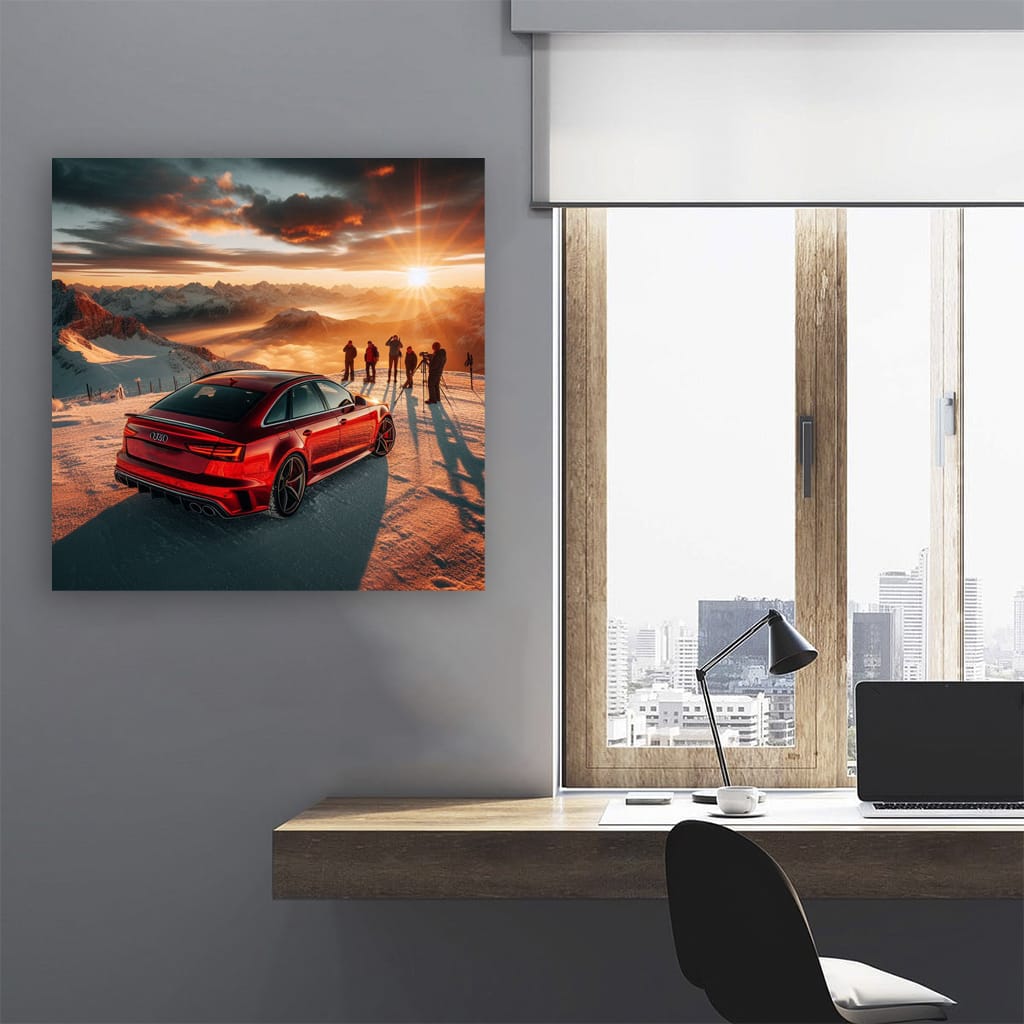 Audi Rs6 Mountain Wall Art