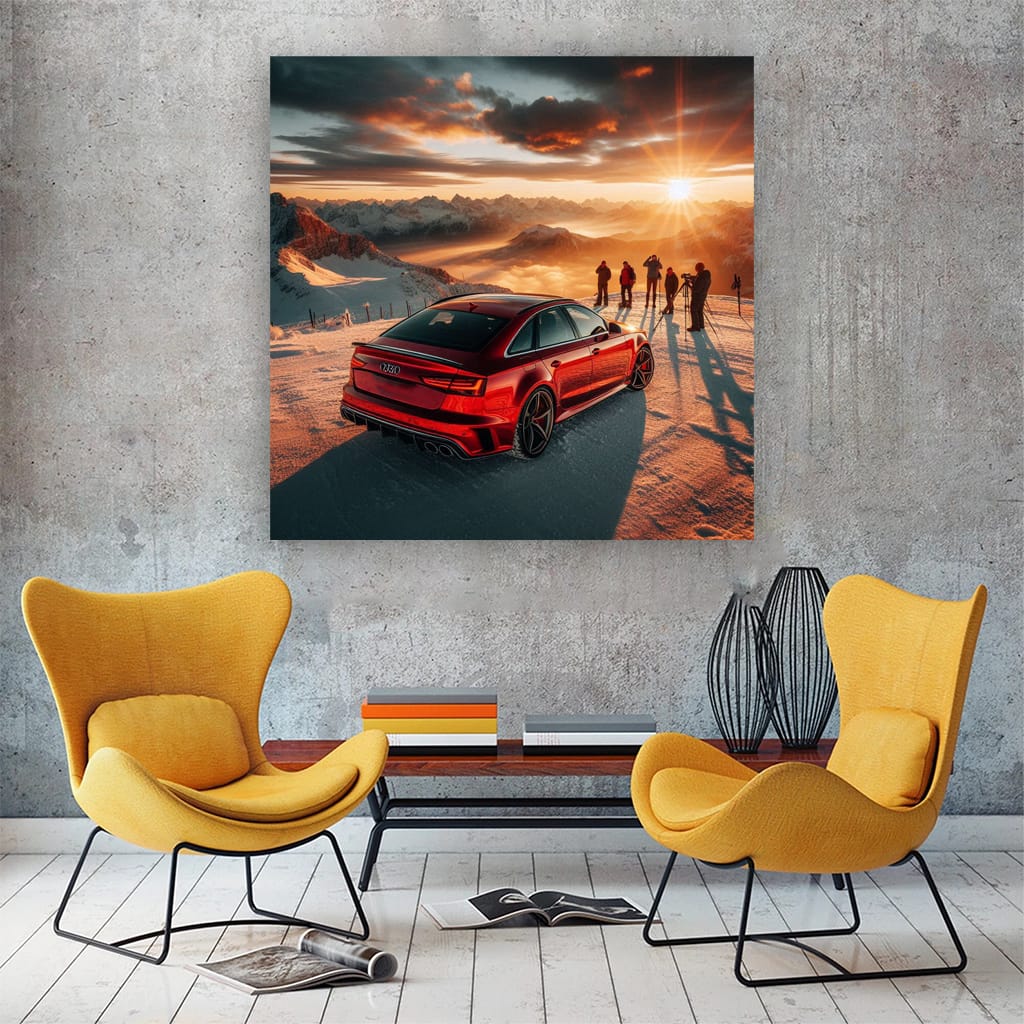 Audi Rs6 Mountain Wall Art