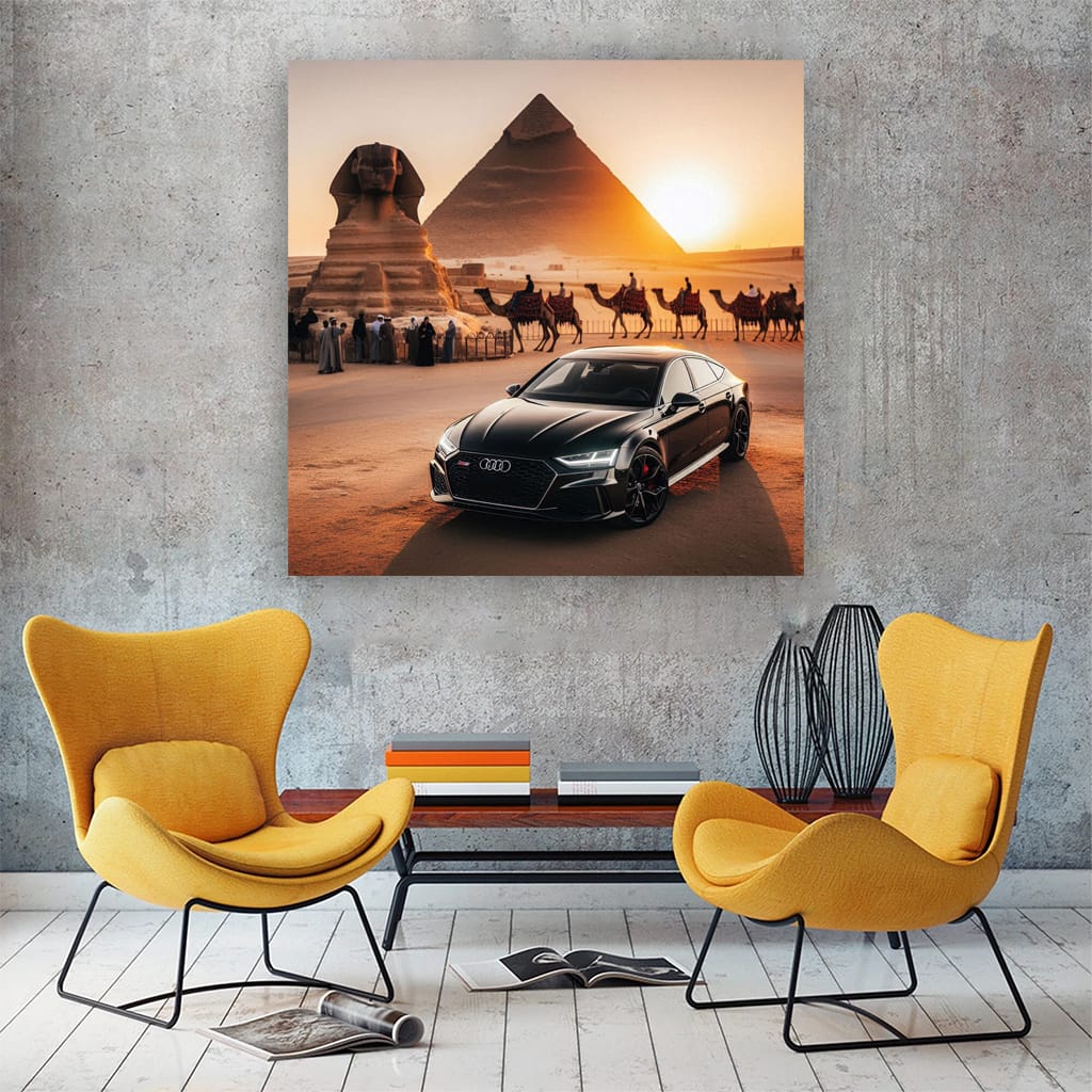 Audi Rs7 Egypt Wall Art