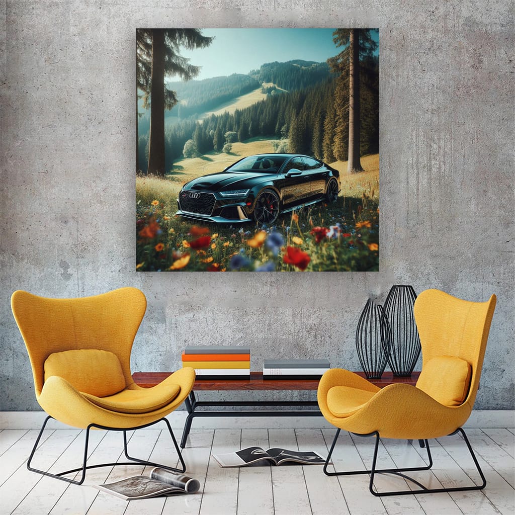 Audi Rs7 Nature Wall Art