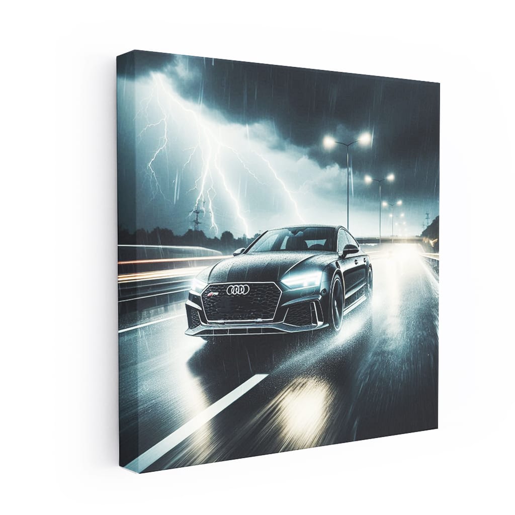 Audi Rs7 Thunderstorm Wall Art