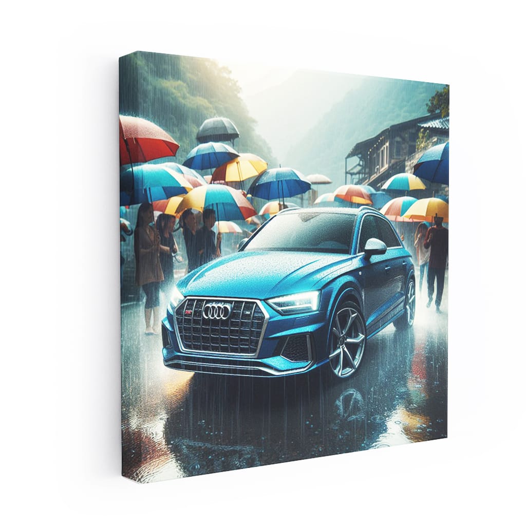 Audi Rsq3 Rainy Weather Wall Art