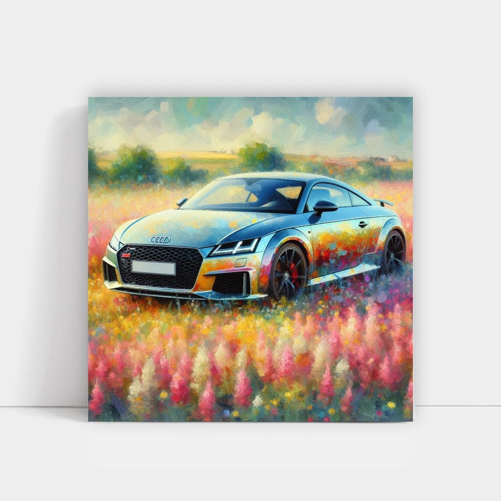 Audi Tt Impressionism Wall Art