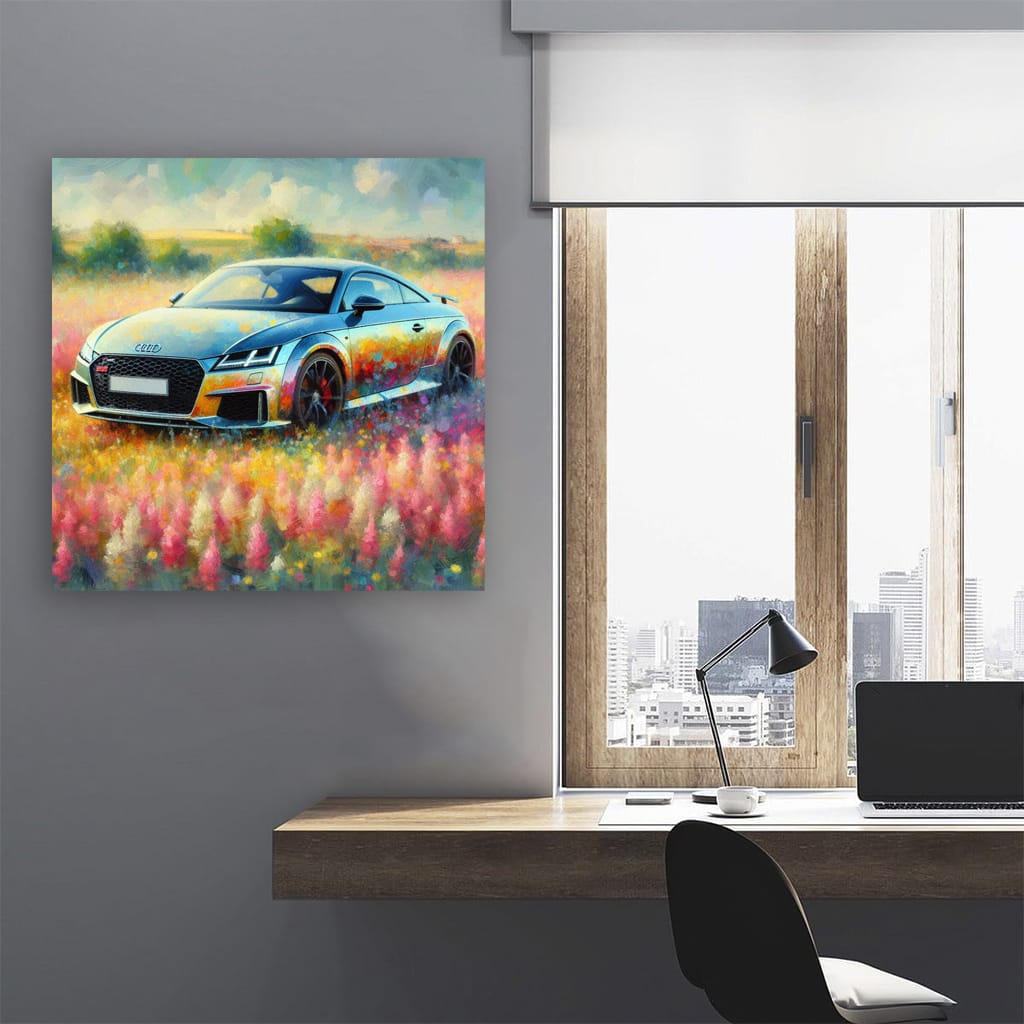 Audi Tt Impressionism Wall Art