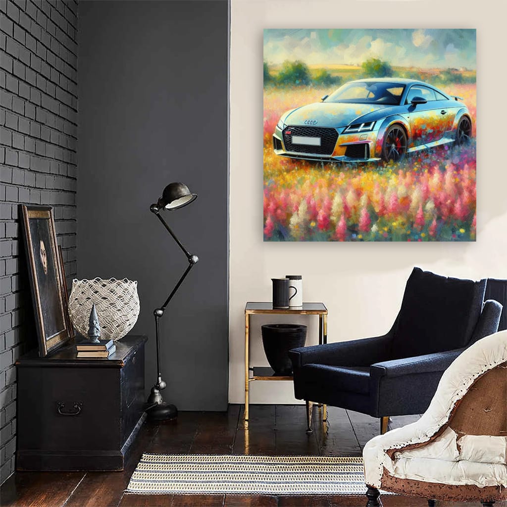 Audi Tt Impressionism Wall Art