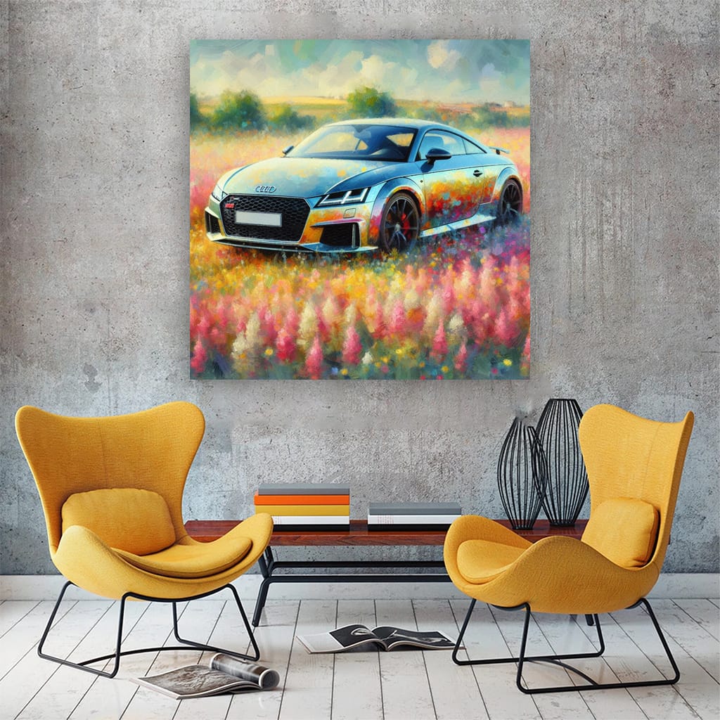 Audi Tt Impressionism Wall Art