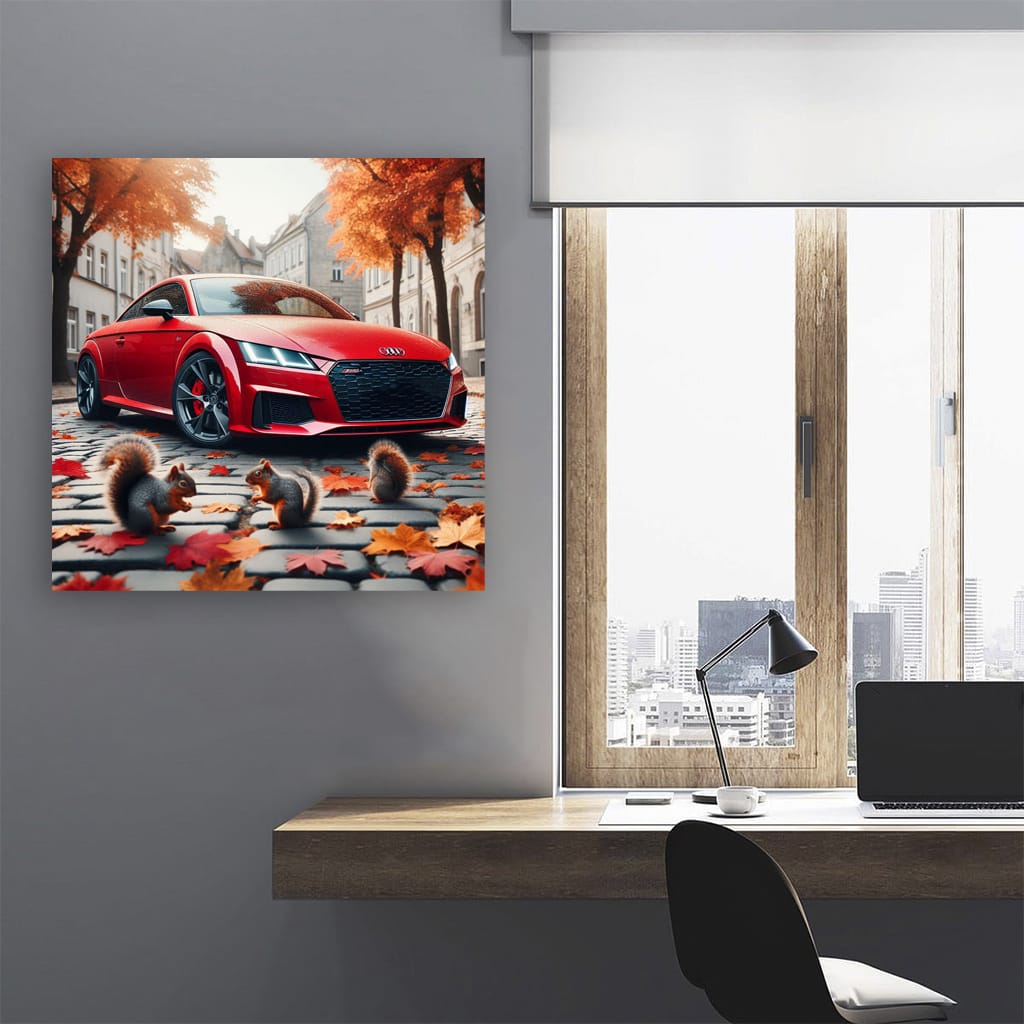 Audi Tt Parki Wall Art