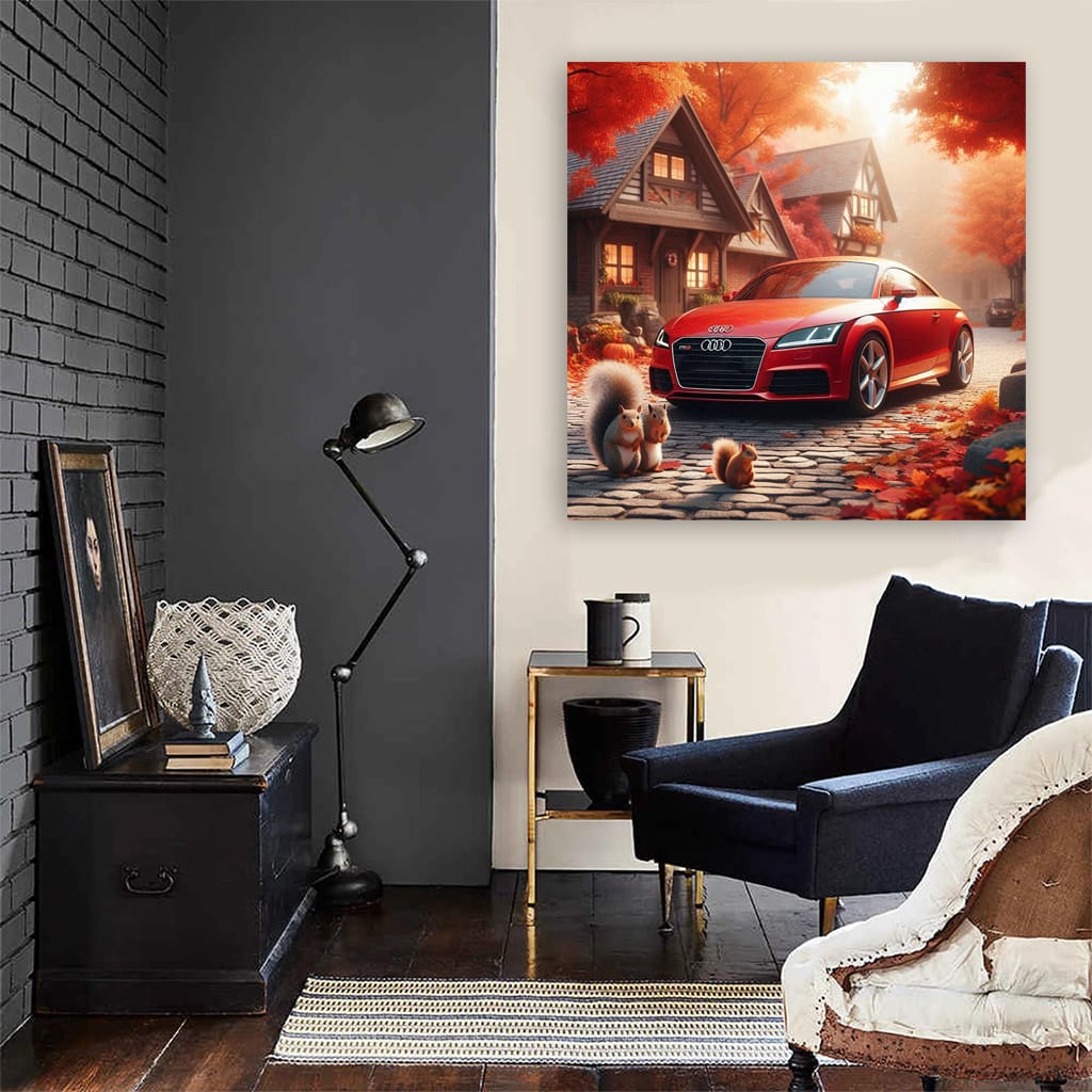 Audi Tt Parking Wall Art