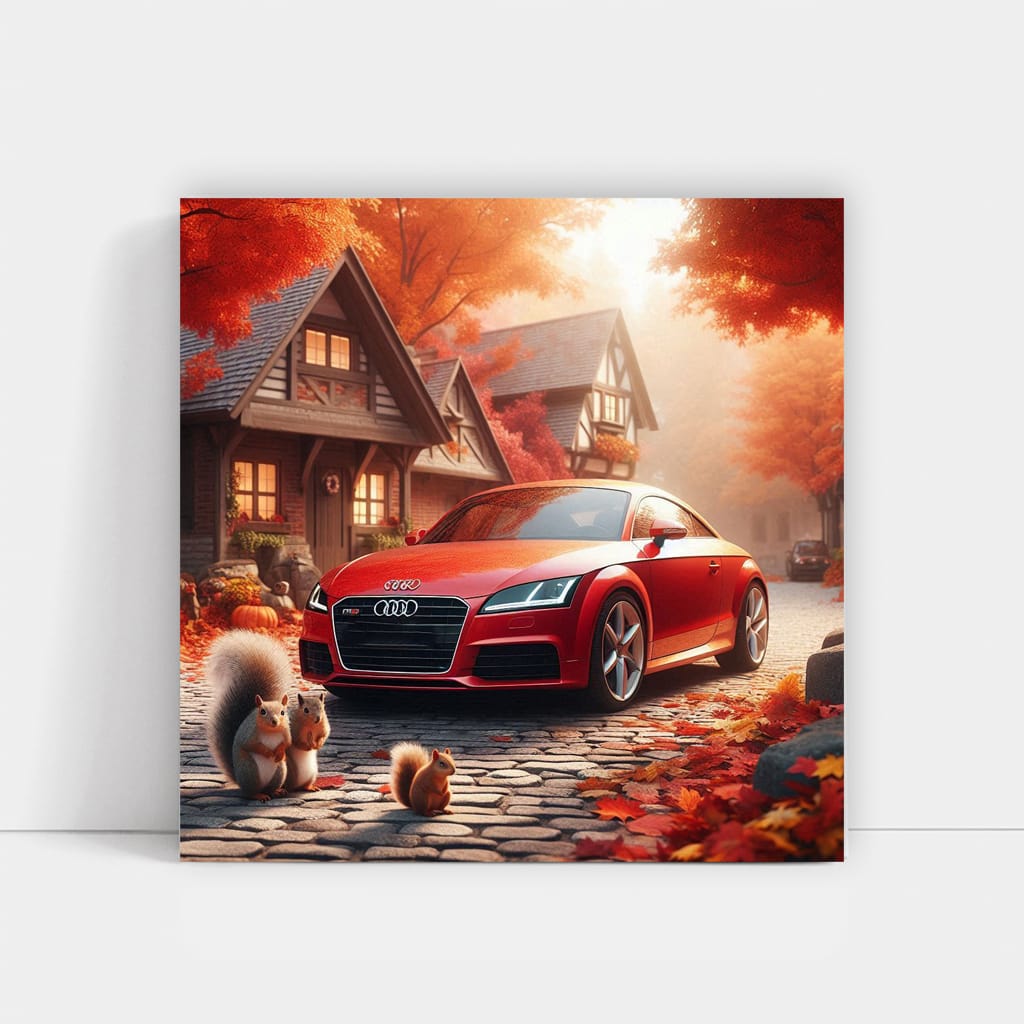 Audi Tt Parking Wall Art