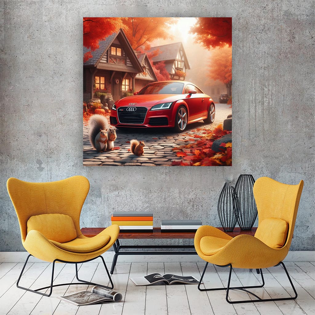 Audi Tt Parking Wall Art