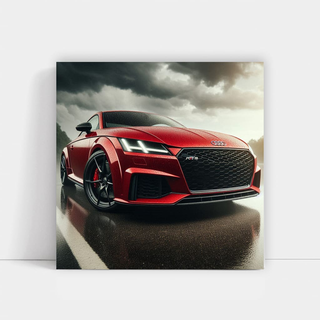 Audi TT RS in Overcast Skies - Power Meets Elegance