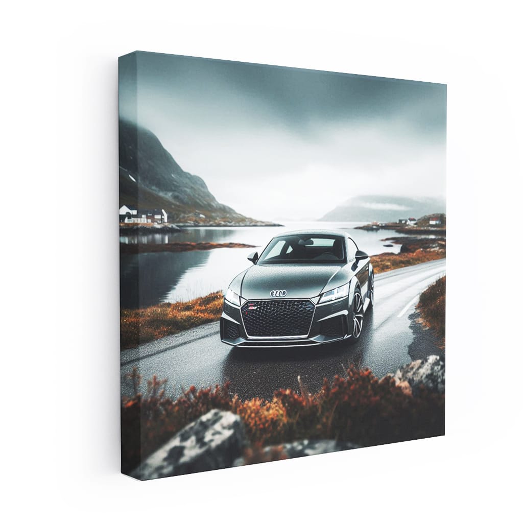 Audi Tt Rs Overcast Weath Wall Art