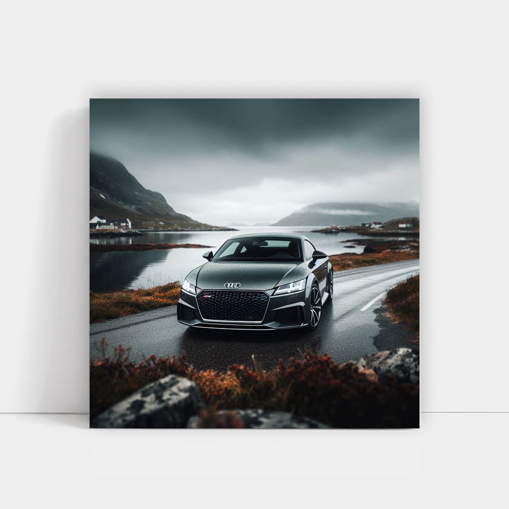 Audi Tt Rs Overcast Weath Wall Art