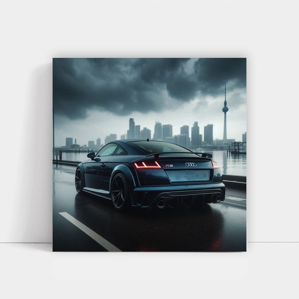Audi TT RS in Cloudy Weather - Thrilling Performance
