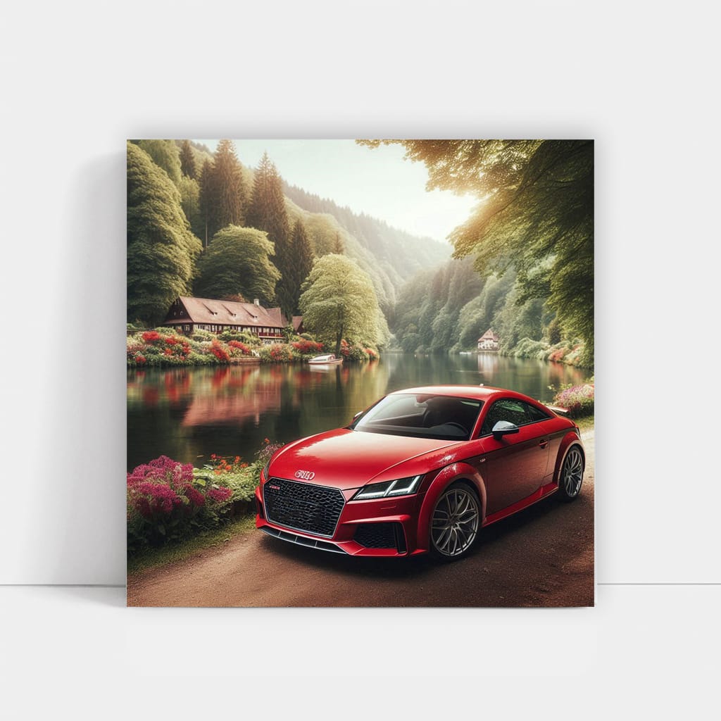 Audi Tt Rs River Wall Art