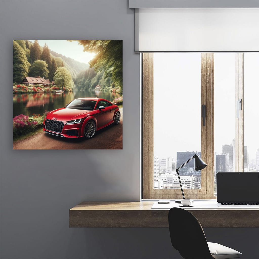 Audi Tt Rs River Wall Art