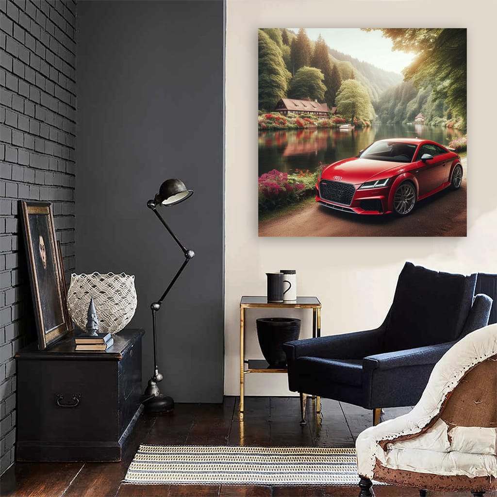 Audi Tt Rs River Wall Art