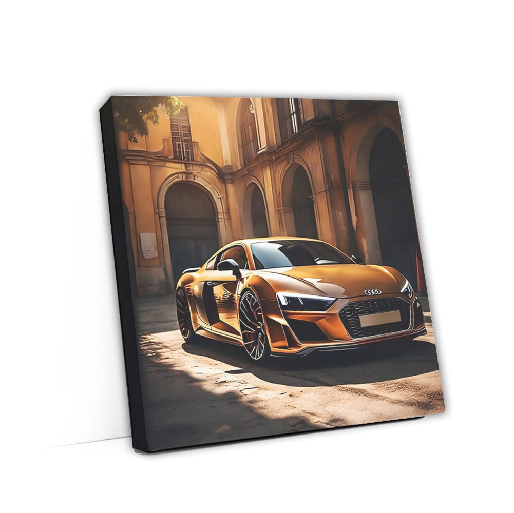 Audi R8 Brown Fair Wall Art