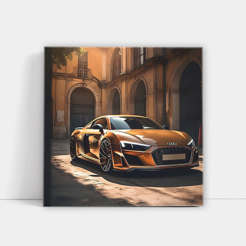 Audi R8 Brown Fair Wall Art