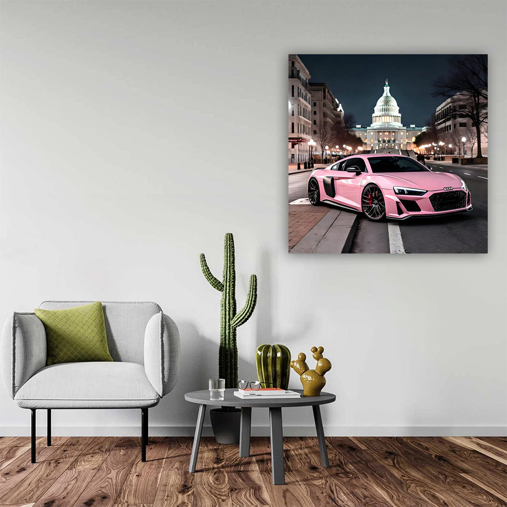 Pink Audi R8 in Washington DC - Bold and Stylish Ride