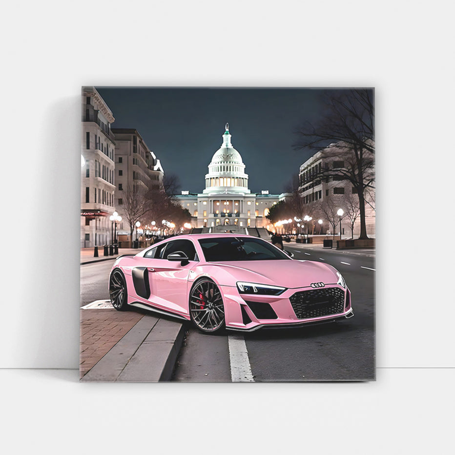 Pink Audi R8 in Washington DC - Bold and Stylish Ride