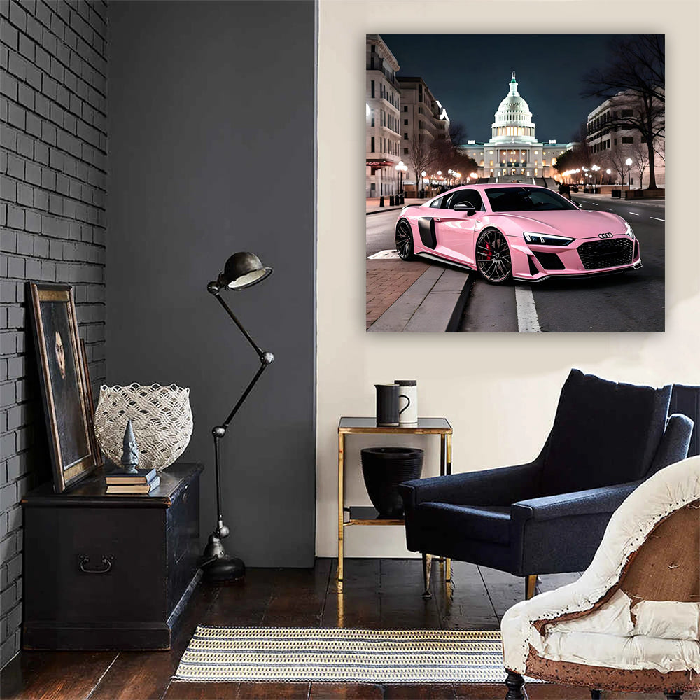 Pink Audi R8 in Washington DC - Bold and Stylish Ride