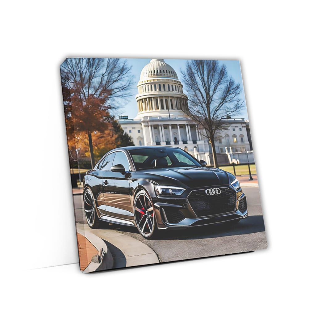 Audi Rs5 Black In Washington D Wall Art