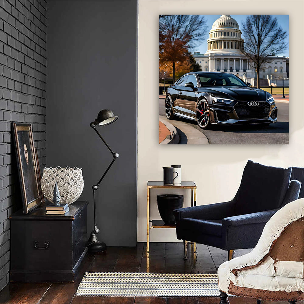 Black Audi RS5 in Washington DC - Power Meets Elegance