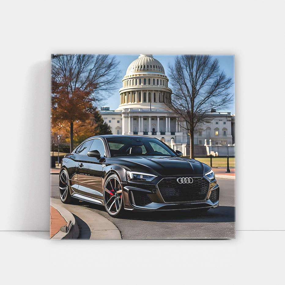 Black Audi RS5 in Washington DC - Power Meets Elegance