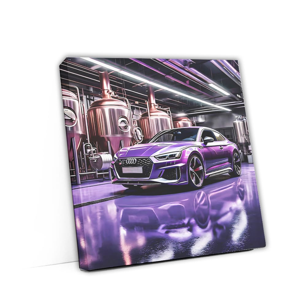 Audi Rs5 Purple Bee Wall Art